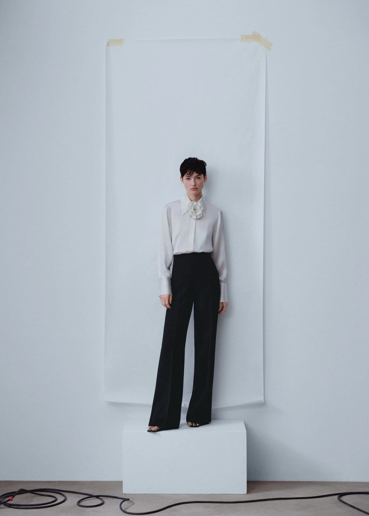 Chemise Satinée Maxifleur Strass 4 Chemise Satinée Maxifleur Strass – Image 2