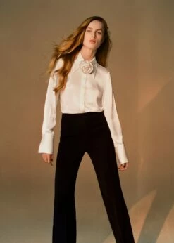 Chemise Satinée Maxifleur Strass 15 Chemise Satinée Maxifleur Strass -Promos Mango Boutique 47006717 05 D6