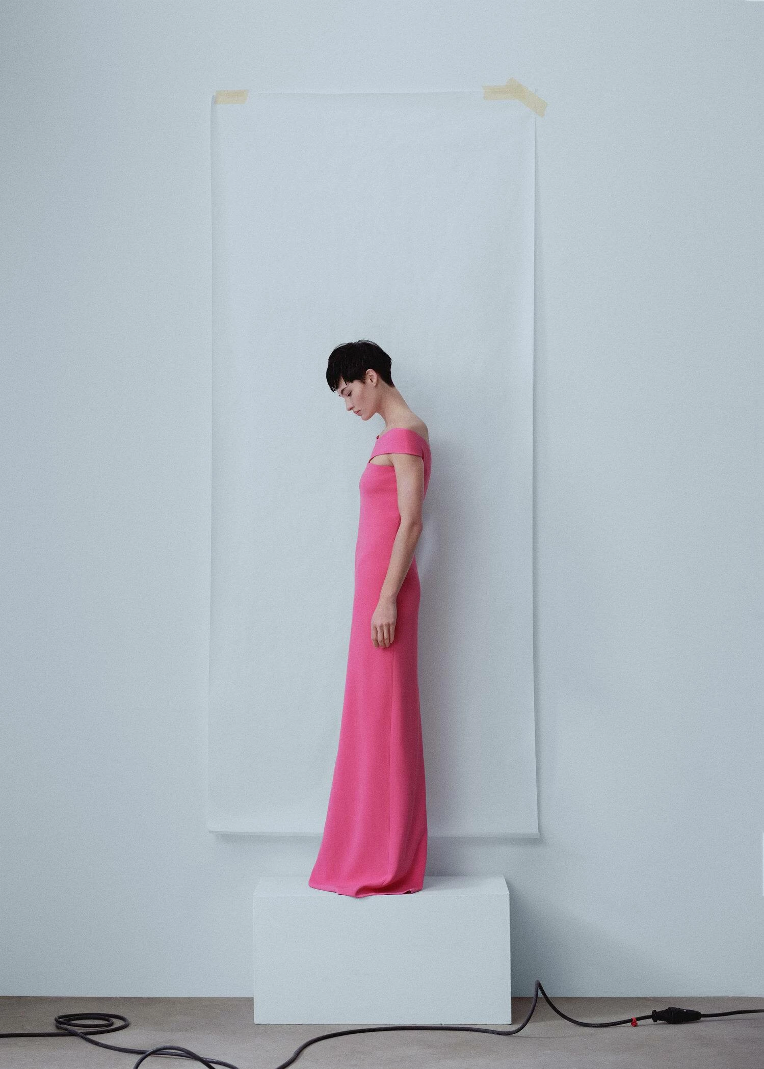 Robe Col Asymétrique 7 Robe Col Asymétrique – Image 5