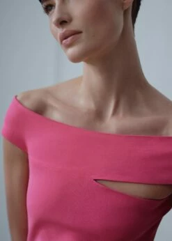 Robe Col Asymétrique 23 Robe Col Asymétrique -Promos Mango Boutique 47016716 81 D6