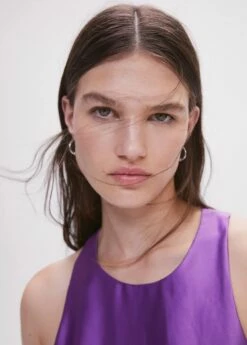 Robe Satinée Dos Croisé 20 Robe Satinée Dos Croisé -Promos Mango Boutique 47017141 65 D1