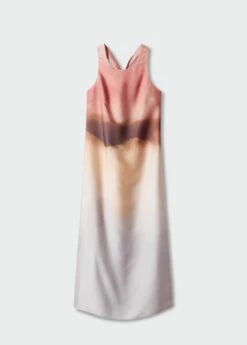 Robe Satinée Dos Croisé 31 Robe Satinée Dos Croisé -Promos Mango Boutique 47017141 85 B