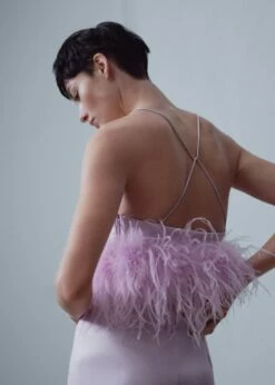 Top Satiné Détail Plumes -Promos Mango Boutique 47086710 62 D1