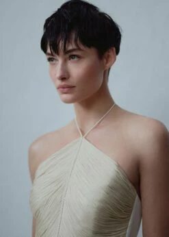 Top Emmanchures Américaines Franges -Promos Mango Boutique 47086713 05 D1