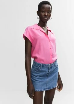Chemise Lyocell Sans Manches -Promos Mango Boutique 57000002 85