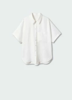 Chemise Lin Poche -Promos Mango Boutique 57000003 02 B
