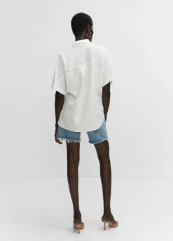 Chemise Lin Poche -Promos Mango Boutique 57000003 02 R