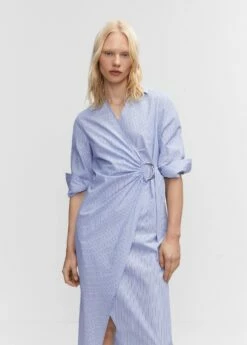 Robe Chemise Détail Métallique