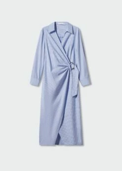 Robe Chemise Détail Métallique -Promos Mango Boutique 57000152 52 B