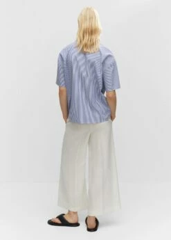 Chemise Rayures Manches Courtes 11 Chemise Rayures Manches Courtes -Promos Mango Boutique 57000158 56 R