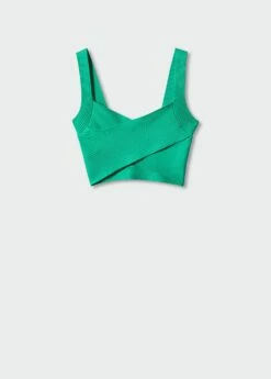 Top Maille Croisé -Promos Mango Boutique 57000258 44 B