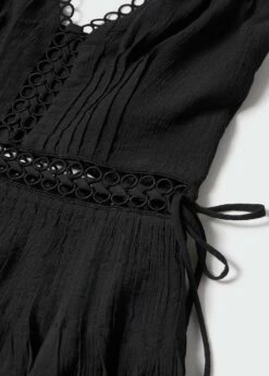 Robe Parties Ajourées Bretelles Doubles -Promos Mango Boutique 57000271 99 D8