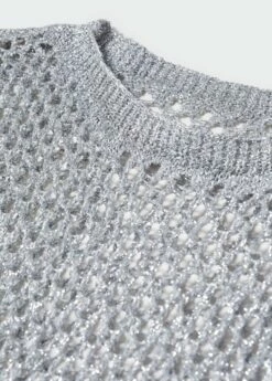 Robe Maille Métallisée -Promos Mango Boutique 57000400 PL D8