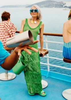 Robe Maille à Franges 27 Robe Maille à Franges -Promos Mango Boutique 57000405 43 D6