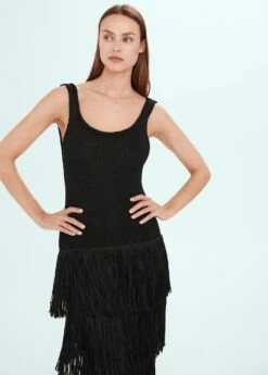 Robe Maille à Franges