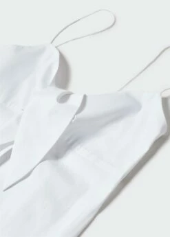 Robe Bretelles Encolure Nouée -Promos Mango Boutique 57000431 01 D8