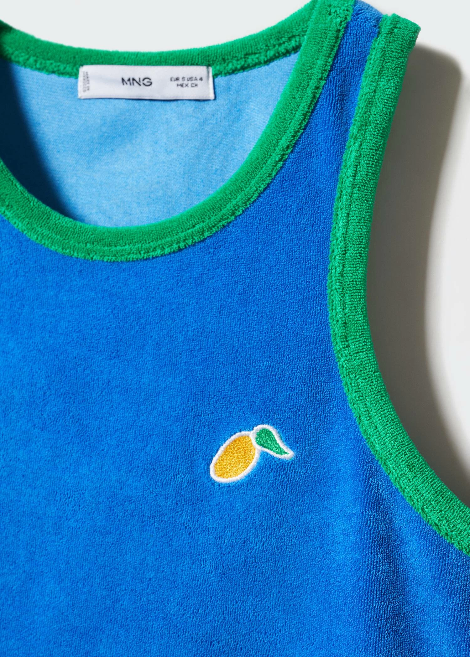 Top Tissu éponge Détail Brodé 7 Top Tissu éponge Détail Brodé – Image 5