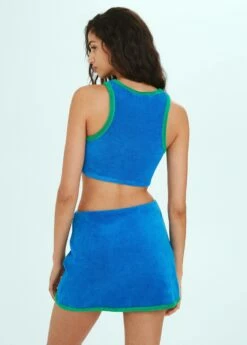 Top Tissu éponge Détail Brodé 10 Top Tissu éponge Détail Brodé -Promos Mango Boutique 57000440 52 R