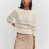 Pull-over Ajouré Manches Cloche