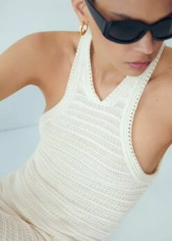 Robe Crochet Emmanchures Américaines 17 Robe Crochet Emmanchures Américaines -Promos Mango Boutique 57001013 05 D7