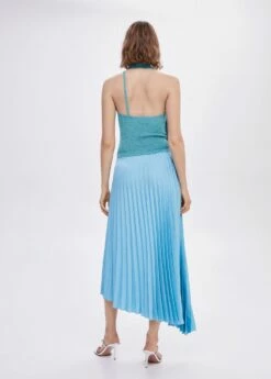 Jupe Plissée Asymétrique 12 Jupe Plissée Asymétrique -Promos Mango Boutique 57001103 50 R