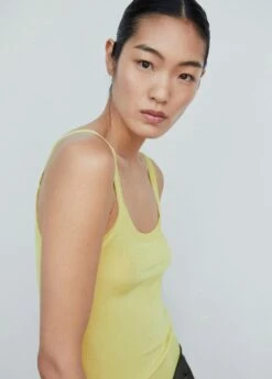 Top Bretelles Côtelé -Promos Mango Boutique 57001104 12 D1