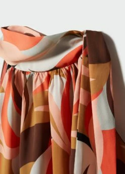 Blouse Emmanchures Américaines Nœud -Promos Mango Boutique 57001133 25 D8