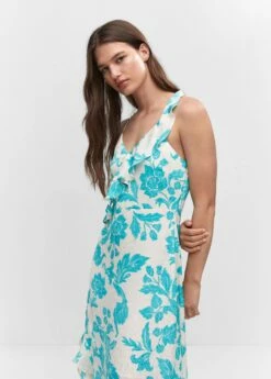 Robe Ouverture à Volants