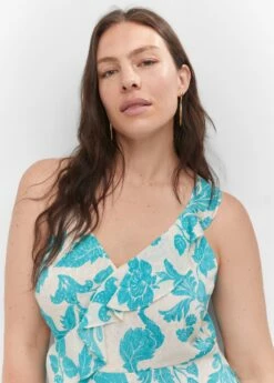 Robe Ouverture à Volants -Promos Mango Boutique 57002891 05 D4