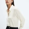 Chemise Fluide Satinée -Promos Mango Boutique 57003777 02