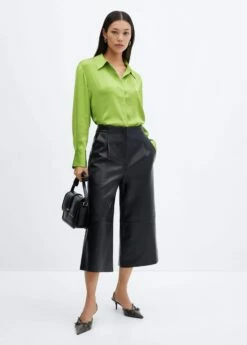 Chemise Fluide Satinée -Promos Mango Boutique 57003777 44 99999999 01