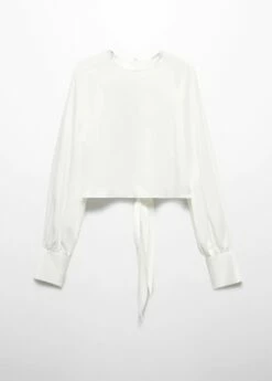 Blouse Crop Dos Nu -Promos Mango Boutique 57003826 05 B