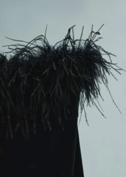 Robe Bustier Détail Plumes -Promos Mango Boutique 57005154 99 D8