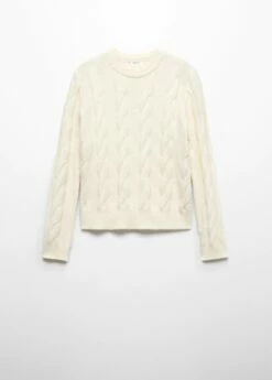Pull-over Maille Torsadée -Promos Mango Boutique 57005797 05 B