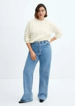 Pull-over Maille Torsadée -Promos Mango Boutique 57005797 05 D3