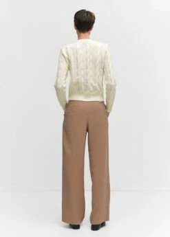 Pull-over Maille Torsadée -Promos Mango Boutique 57005797 05 R