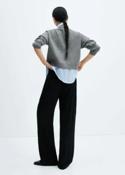 Pull-over Chemise Combiné -Promos Mango Boutique 57005800 94 R