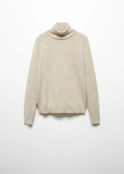 Pull-over 100 % Cachemire Col Roulé -Promos Mango Boutique 57005802 06 B