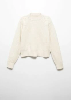 Pull-over Col Montant Détail épaules 15 Pull-over Col Montant Détail épaules -Promos Mango Boutique 57005803 05 B