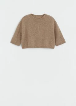 Pull-over Crop Cachemire -Promos Mango Boutique 57005809 35 B