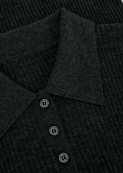 Pull-over Laine Col Polo -Promos Mango Boutique 57005810 95 D8