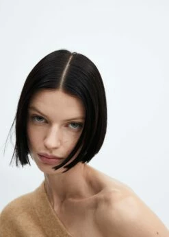 Pull-over Maille Asymétrique 12 Pull-over Maille Asymétrique -Promos Mango Boutique 57005814 09 D1