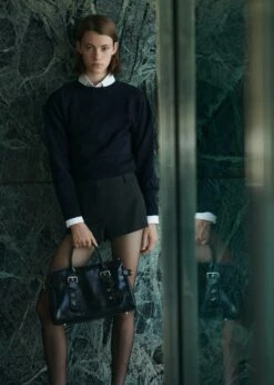 Pull-over Coutures Emmanchures Tombantes -Promos Mango Boutique 57005823 56 D6