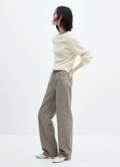 Pull-over à Empiècements Ajourés -Promos Mango Boutique 57005825 02 99999999 01