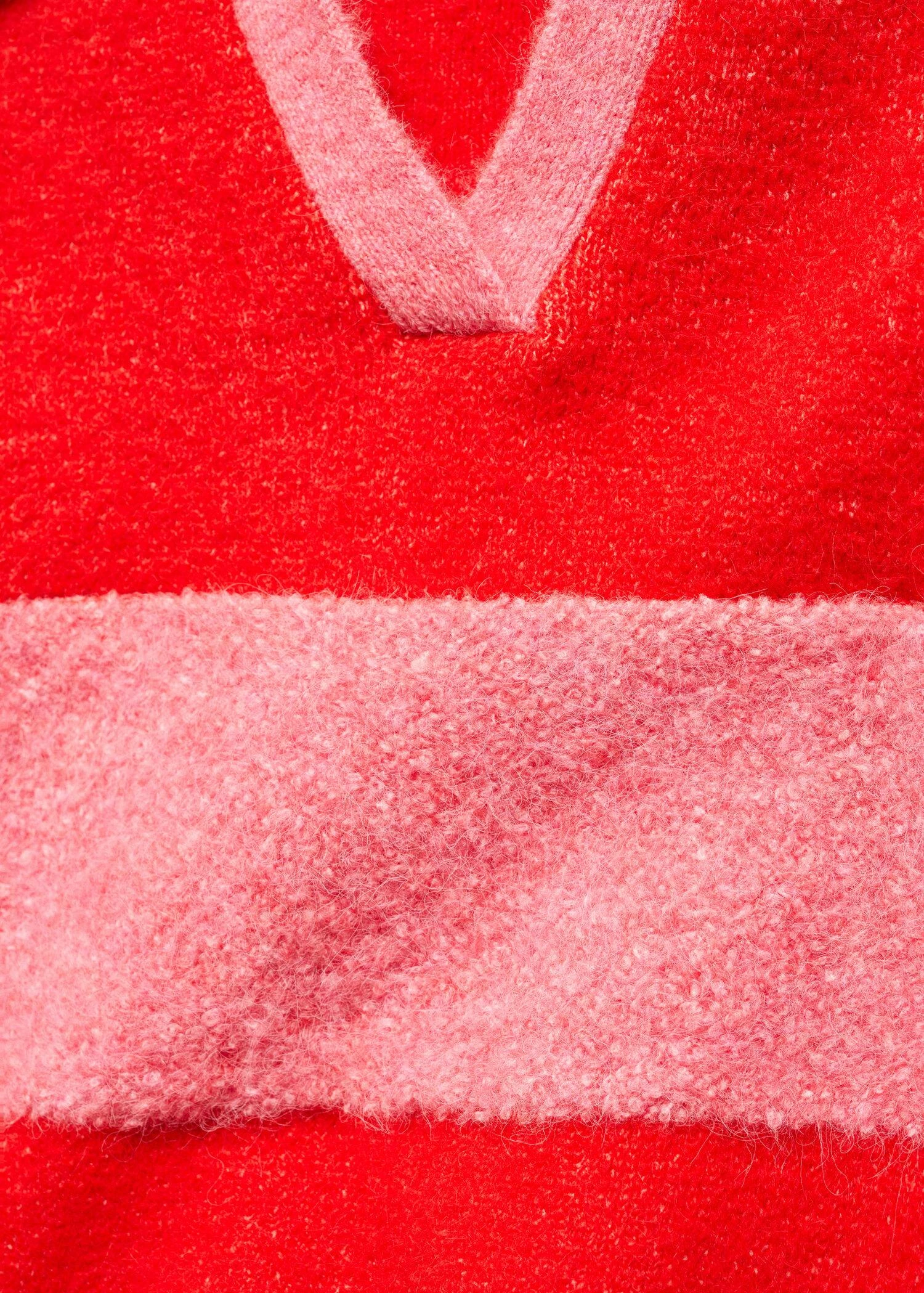 Pull-over Empiècement Contrastant Col Polo 8 Pull-over Empiècement Contrastant Col Polo – Image 6