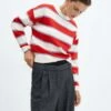 Pull-over Rayures Larges -Promos Mango Boutique 57005831 70