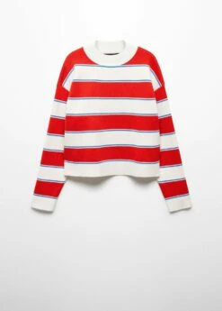 Pull-over Rayures Larges -Promos Mango Boutique 57005831 70 B