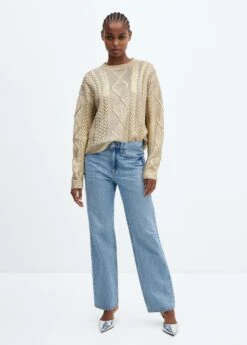 Pull-over Torsadé Foil -Promos Mango Boutique 57006730 OR 99999999 01