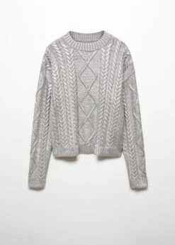 Pull-over Torsadé Foil -Promos Mango Boutique 57006730 PL B