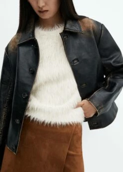 Pull-over Fausse Fourrure Col Rond 15 Pull-over Fausse Fourrure Col Rond -Promos Mango Boutique 57007731 02 D6